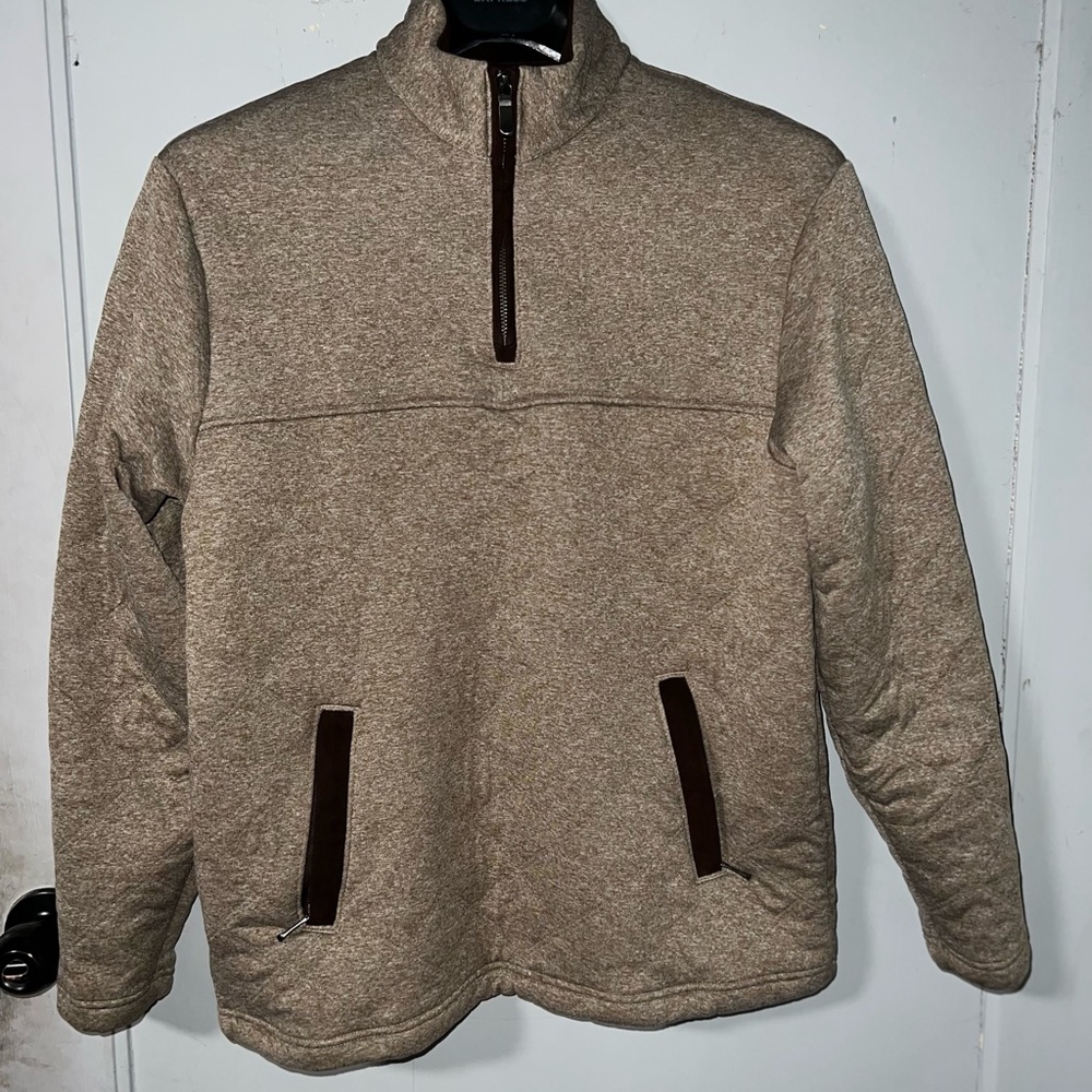 Cremieux quilted pull over M